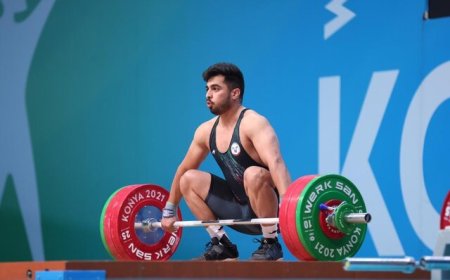 ببینید| سلطانی قهرمان وزنه‌برداری آسیا شد