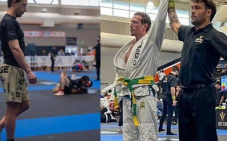 مدال طلای جوجیتسو بر سینه مالک فیسبوک