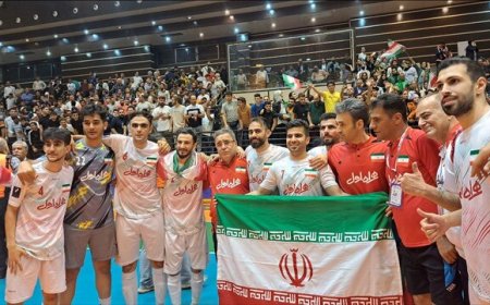 قهرمانی مردان فوتسالیست ناشنوای ایران در آسیا