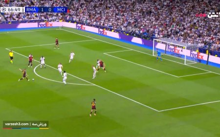 گل  تساوی  سیتی  به رئال  توسط  دی بروینه