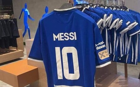 عکس | رونمایی از لباس آبی الهلال با اسم مسی! 