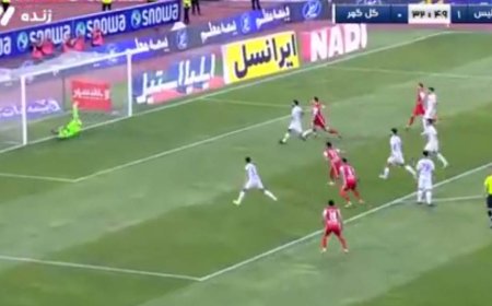 گل دوم پرسپولیس توسط مهدی ترابی