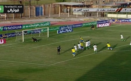 گل  صنعت نفت آبادان به ذوب آهن توسط طالب ریکانی