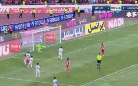 گل سوم پرسپولیس توسط سعید صادقی