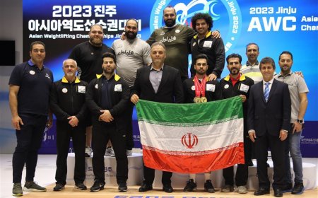 وزنه‌برداری ایران بر بام  آسیا