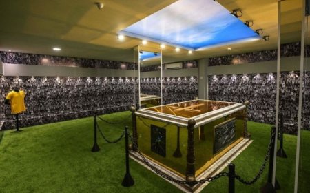 عکس | مقبره لوکس «پله» به روی هواداران باز شد