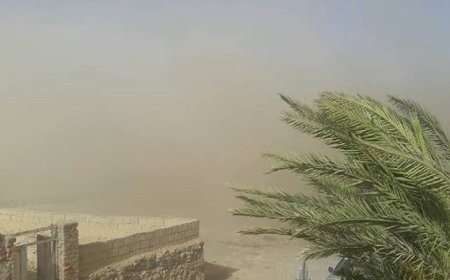 سرعت وزش باد در زابل به ۱۰۱ کیلومتر رسید