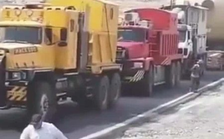 ببینید | لحظه ترسناک جدایی بار از تریلی‌های کشنده