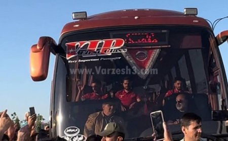 ببینید؛ پرسپولیس مثل قهرمان‌ها به مازندران رسید 