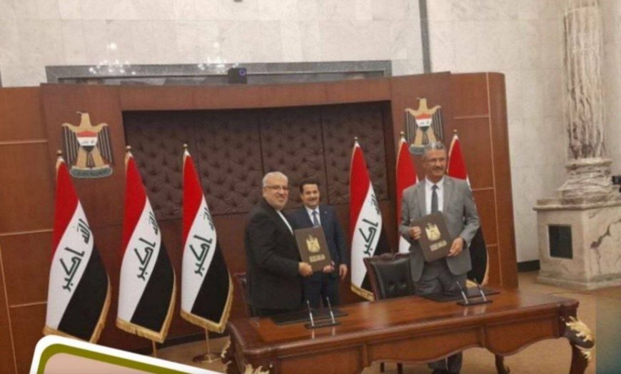 «حذف پرچم ایران» در مراسم رسمی امضای تفاهم‌نامه با عراق 