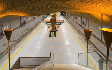 معماری زیبای متروی شیراز