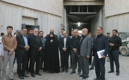 بازدید مدیریت شهری و اصحاب رسانه به پروژه عمرانی-فرهنگی پردیس سینمایی جوان رسید