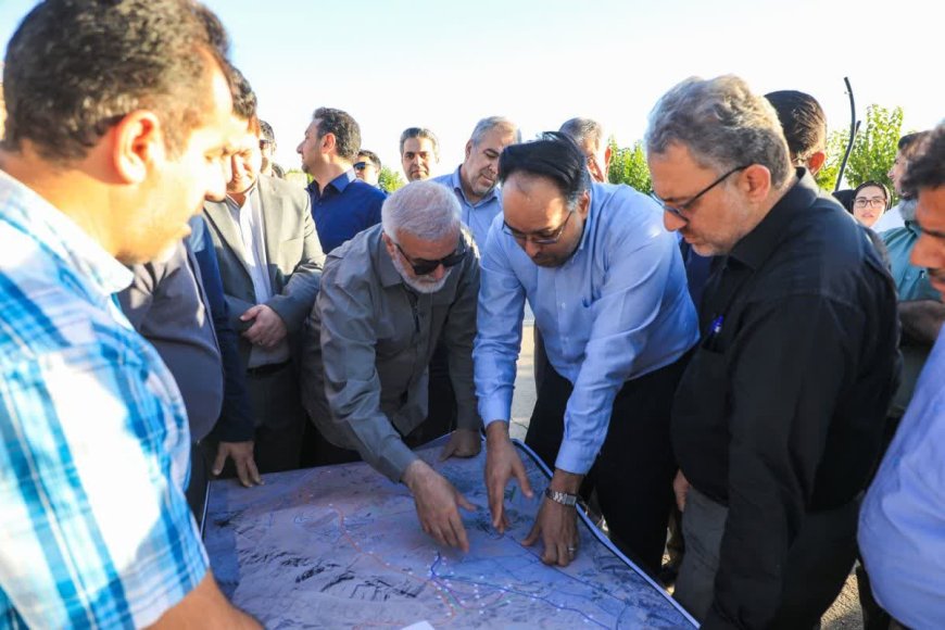 بازدید مدیریت شهری شیراز از پروژ‌ه‌ زیرگذر گویم و بزرگراه پنجاه و پنج متری آیت‌الله هاشمی رفسنجانی