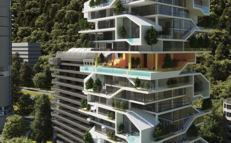 نگاهی به طرح Stacked Garden Villas |برنده Architizer A+Awards 2023: مسکونی بالای ۱۰ طبقه|