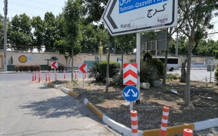 نصب و بهسازی تابلوهای ترافیکی سطح شهر قزوین