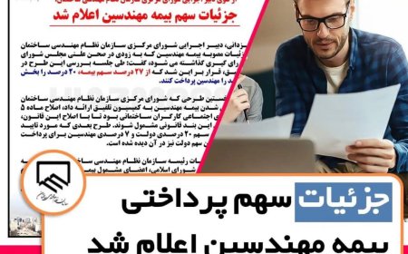 جزئیات سهم پرداختی بیمه مهندسین اعلام شد
