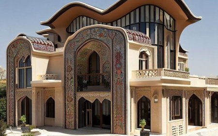 تصاویر زیبا از خانههای مدرن با سبک معماری قاجار