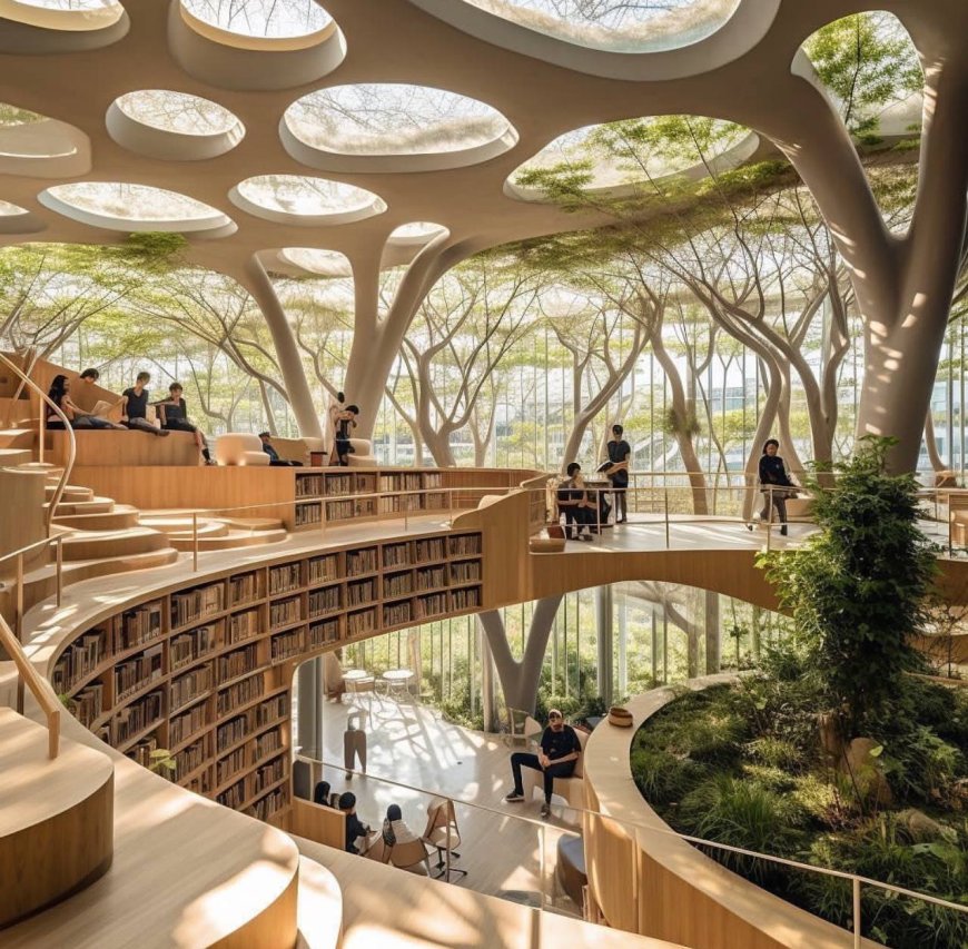 کتابخانه‌ها‌ی آینده: فضاهایی جذاب و متفاوت برای عاشقان کتاب…