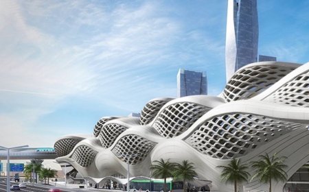 ایستگاه مترو طراحی شده توسط معماران زاها حدید در ریاض در آستانه تکمیل است !