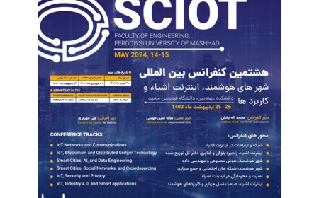 فراخوان ارسال مقالات هشتمین کنفرانس بین المللی «شهرهای هوشمند، اینترنت اشیاء و کاربرد ها»