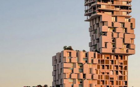 رونمایی از آسمان خراشی متشکل از 13 حجم مکعبی شکل در پایتخت کشور آلبانی !