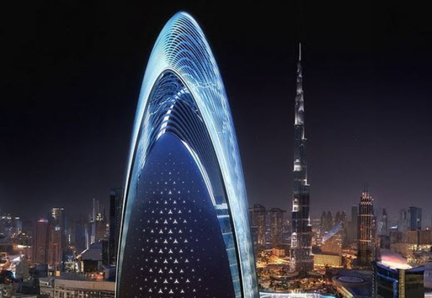کمپانی مرسدس بنز از اولین آسمان خراش مسکونی در شهر دبی رونمایی کرد !