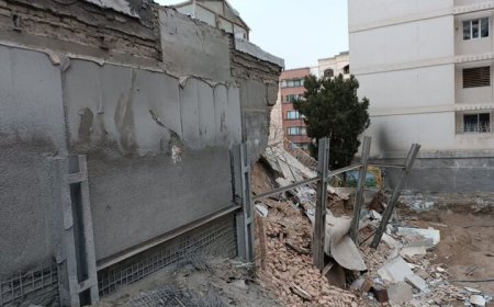 ریزش ساختمان در عظیمیه کرج یک فوتی بر جا گذاشت