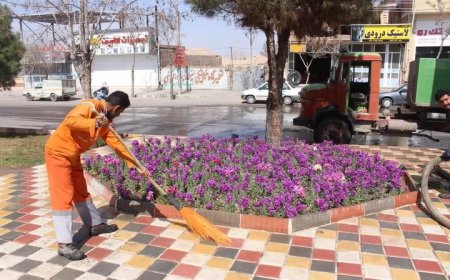 اجرای طرح استقبال از بهار قرآن و بهار طبیعت در مناطق ۱۱ گانه شیراز