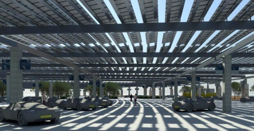افتتاح بزرگ‌ترین پارکینگ خورشیدی اروپا