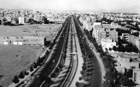 اولین عکسهای بلوار کشاورز ۶۵ سال پیش را ببینید