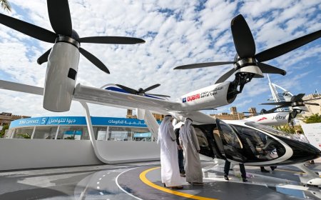 راه‌اندازی اکوسیستم تاکسی هوایی الکتریکی در ابوظبی
