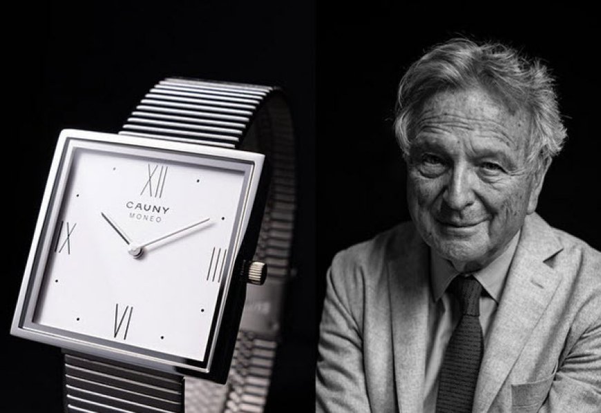 رافائل مونئو،معمار اسپانیاییو برنده جایزه پریتزکر و طراحی ساعت مچی با الهام از ساعت ایستگاه قطار آتوچا شهر مادرید