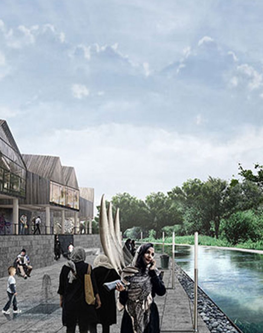 نگاهی به رتبه سوم مشترک مسابقه طراحی حاشیه رودخانه زرجوب شهر رشت