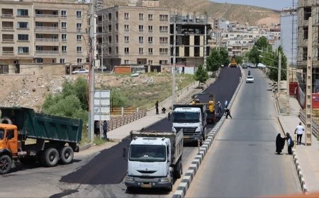 شهرداری منطقه ۱۰ پیشتاز در کورس آسفالت معابر شیراز