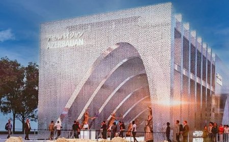 آذربایجان از پاویون خود برای اکسپو 2025 رونمایی کرد: تلاش برای درخشیدن پس از شکست در میزبانی از اکسپو جهانی 2025!