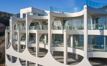 طراحی کافی شاپ در سواحل کره جنوبی