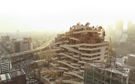 طراحی نما ساختمان تجاری چشم تهران