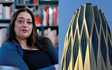 انتشار جدیدترین تصاویر از آخرین وضعیت ساخت وساز ساختمان بانک مرکزی عراق در بغداد طراحی شده توسط زاها حدید!