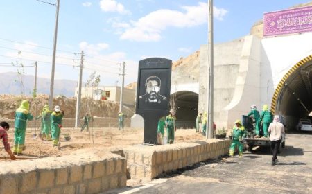 احداث بیش از ۲۷ هزار و ۳۰۰ مترمربع فضای سبز در بزرگراه آیتالله حائری شیرازی