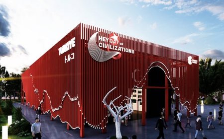 ترکیه از پاویون خود برای اکسپو 2025 رونمایی کرد: سازه ای الهام گرفته از موج دریا و فرصتی برای تجسم مفهوم شب و روز