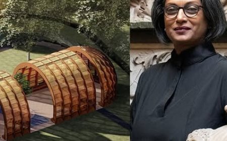 مارینا تبسم،معمار بنگلادشی و برنده جایزه معماری آقاخان و طراحی پاویون سر پنتین سال 2025 در لندن