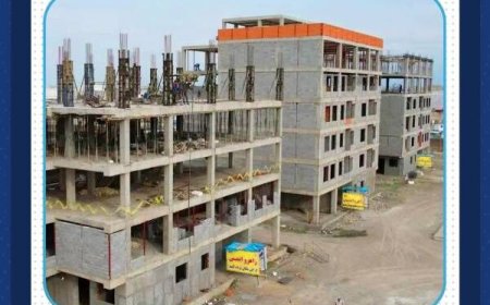 آخرین پیشرفت پروژه ۲۱۰ واحدی نهضت ملی مسکن نگارستان گنبد کاووس در ۱۸ بهمن ماه