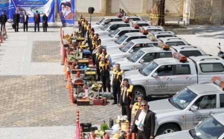 برگزاری مانور فوریت‌های خدمات شهری ۱۳۷ شهرداری شیراز