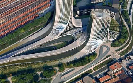 معماران زاها حدید و انتشار جزئیات طرح جامع بازسازی مناطق صنعتی در شرق ناپل