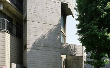 معماری استثنایی خانۀ ژاپنی در زمین 20 متری