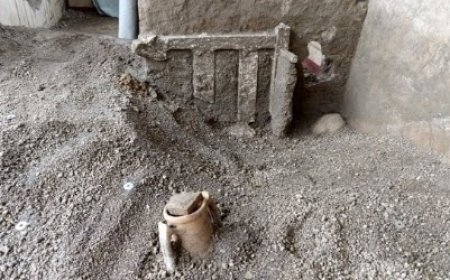 خانه‌ای که دو هزار سال قبل در حال بازسازی بود، اما زیر خاکستر آتشفشان دفن شد