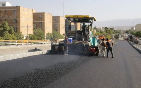 گذر آسفالتریزی از مرز نیممیلیون تُن در شیراز؛ گامی بلند در بهسازی زیرساختها