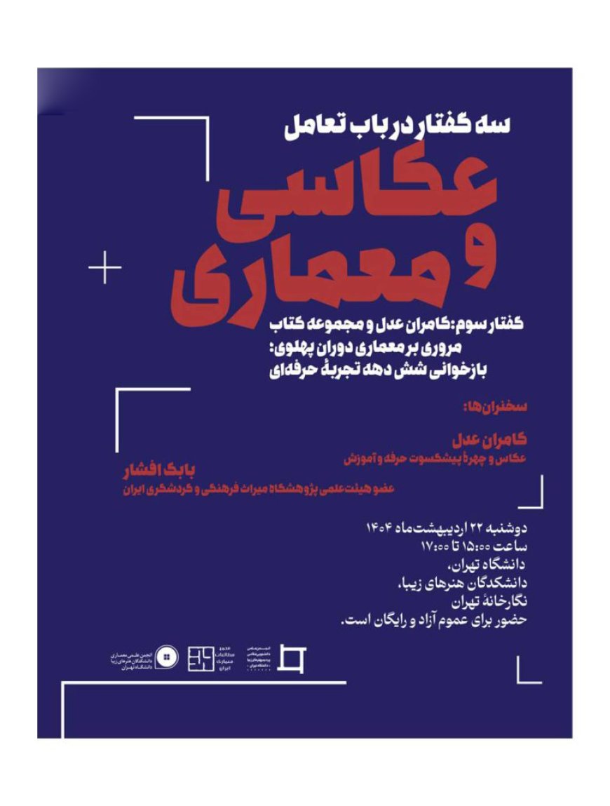 سهگفتار در باب تعامل عکاسی و معماری