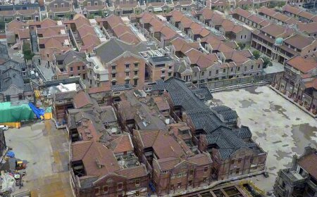 شاهکار مهندسی چین: جابجایی بلوک ۸ هزار تنی شانگهای با صدها ربات