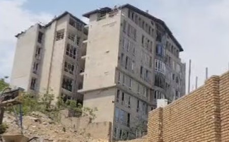 ساختمان مسکونی جنب زندان اوین